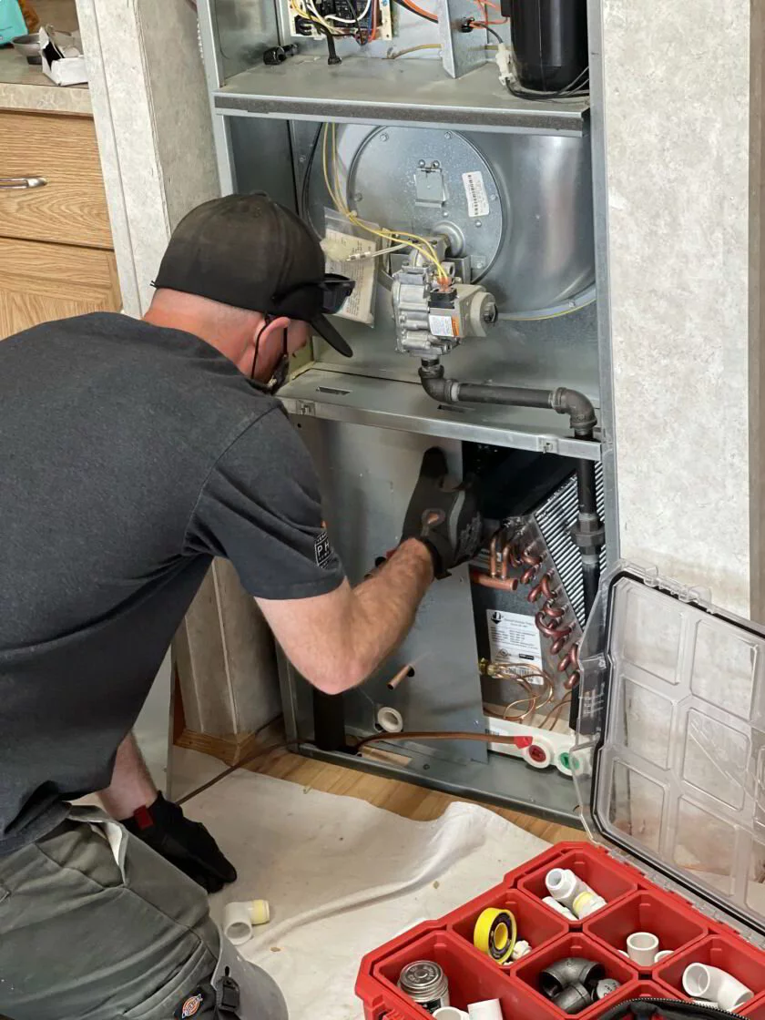 Checking-evaporator-coil