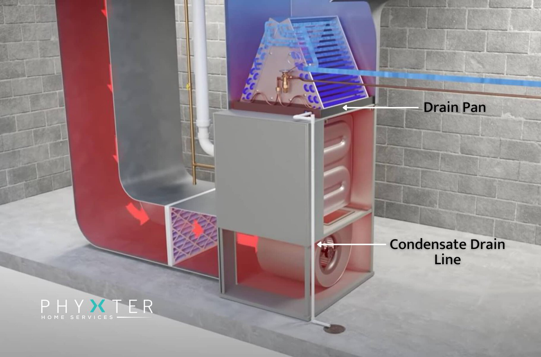 condensate drain line